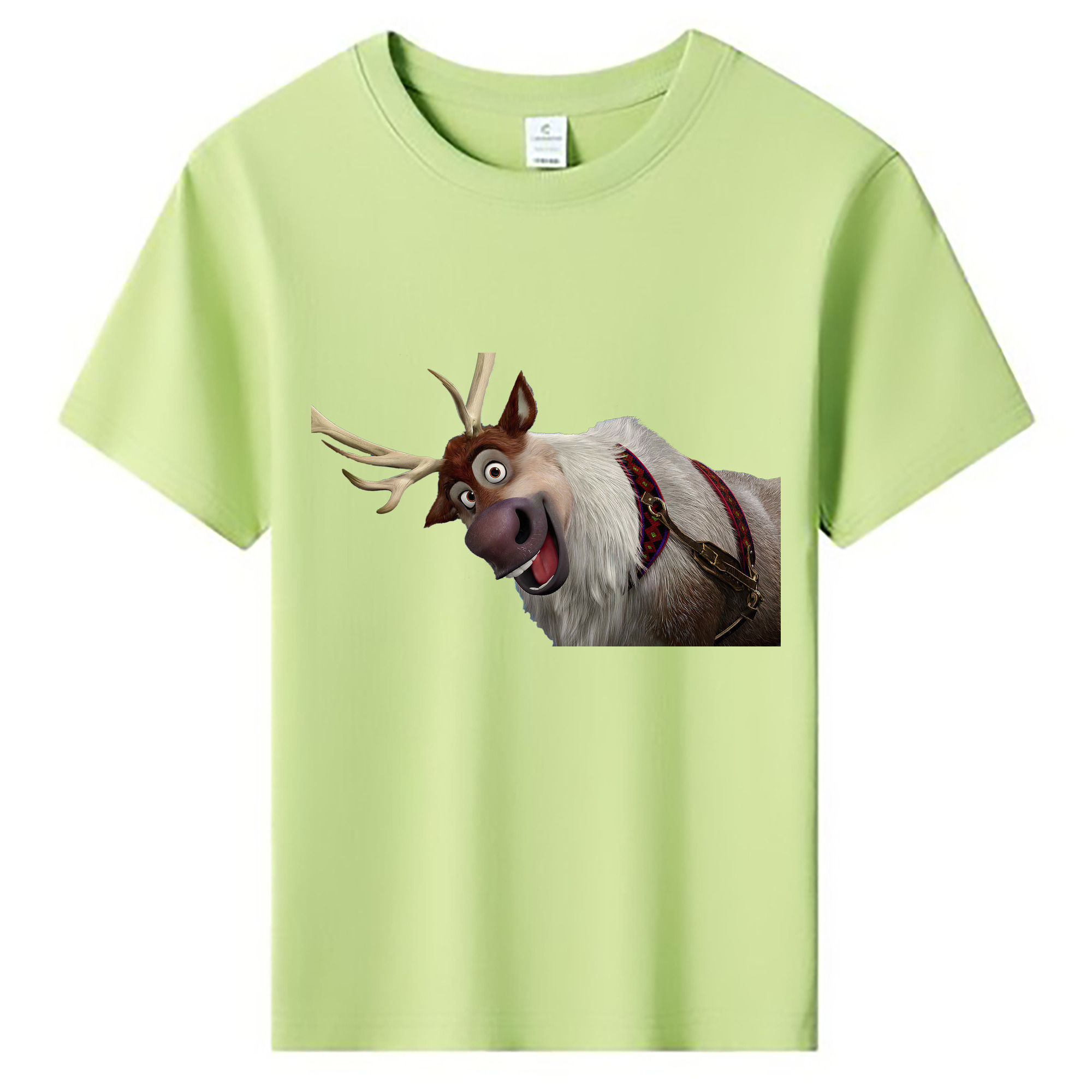 （画像用） アナと雪の女王 アンナ エルサ Frozen Anna Elsa 綿100％キッズTシャツ（フロントプリント）